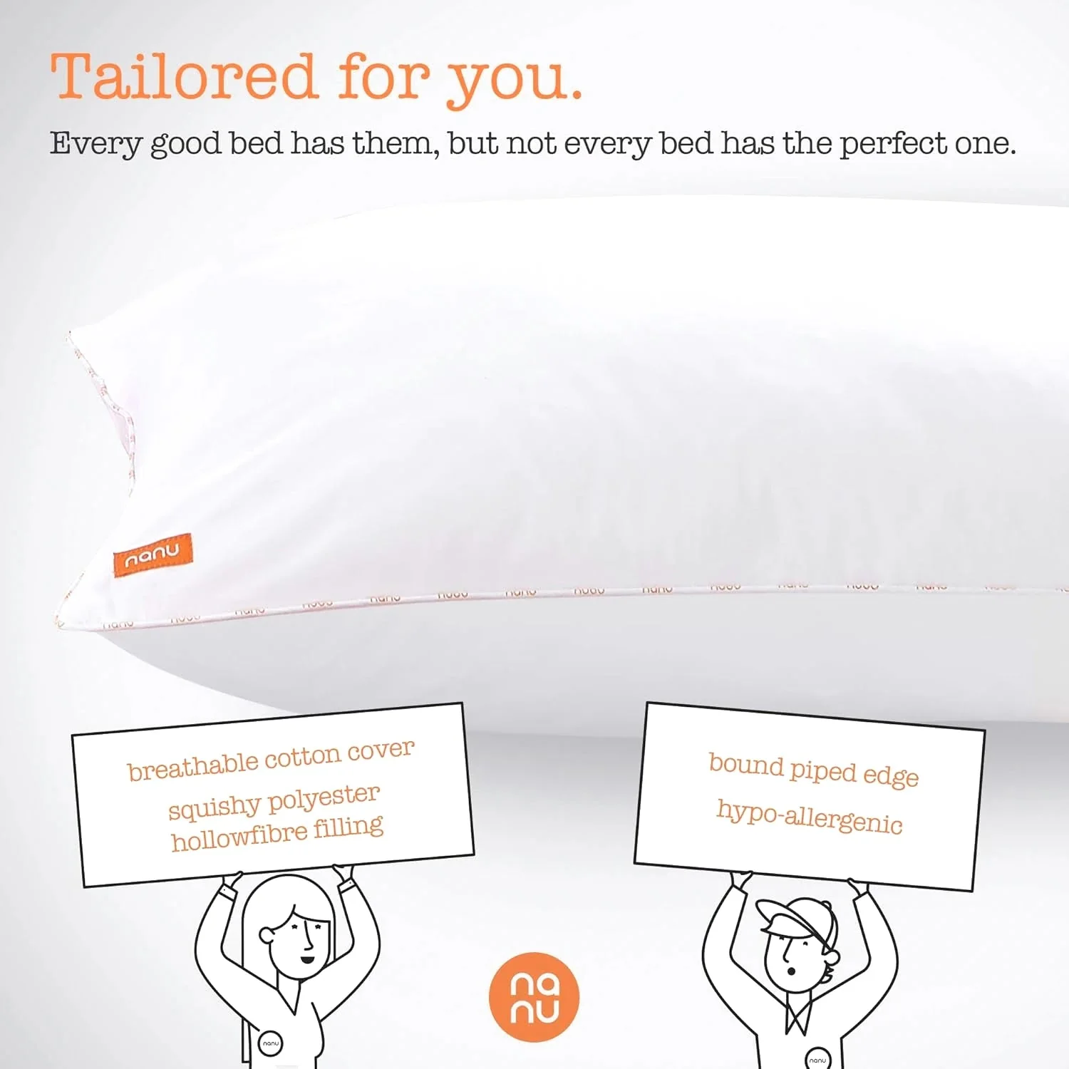 2-Pack Nanu Pillows (Medium/Firm) - Image 7