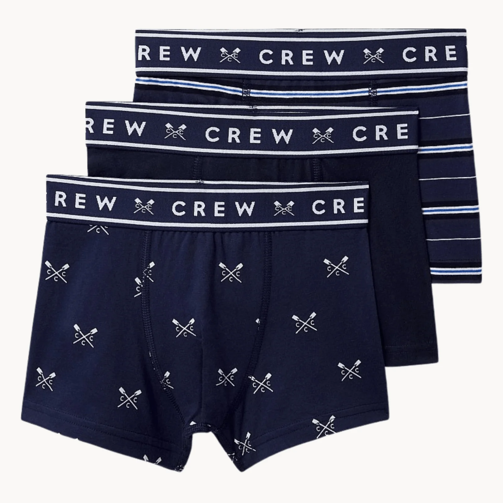 Men's Crew 3pk Boxers - Assorted Packs - Image 3