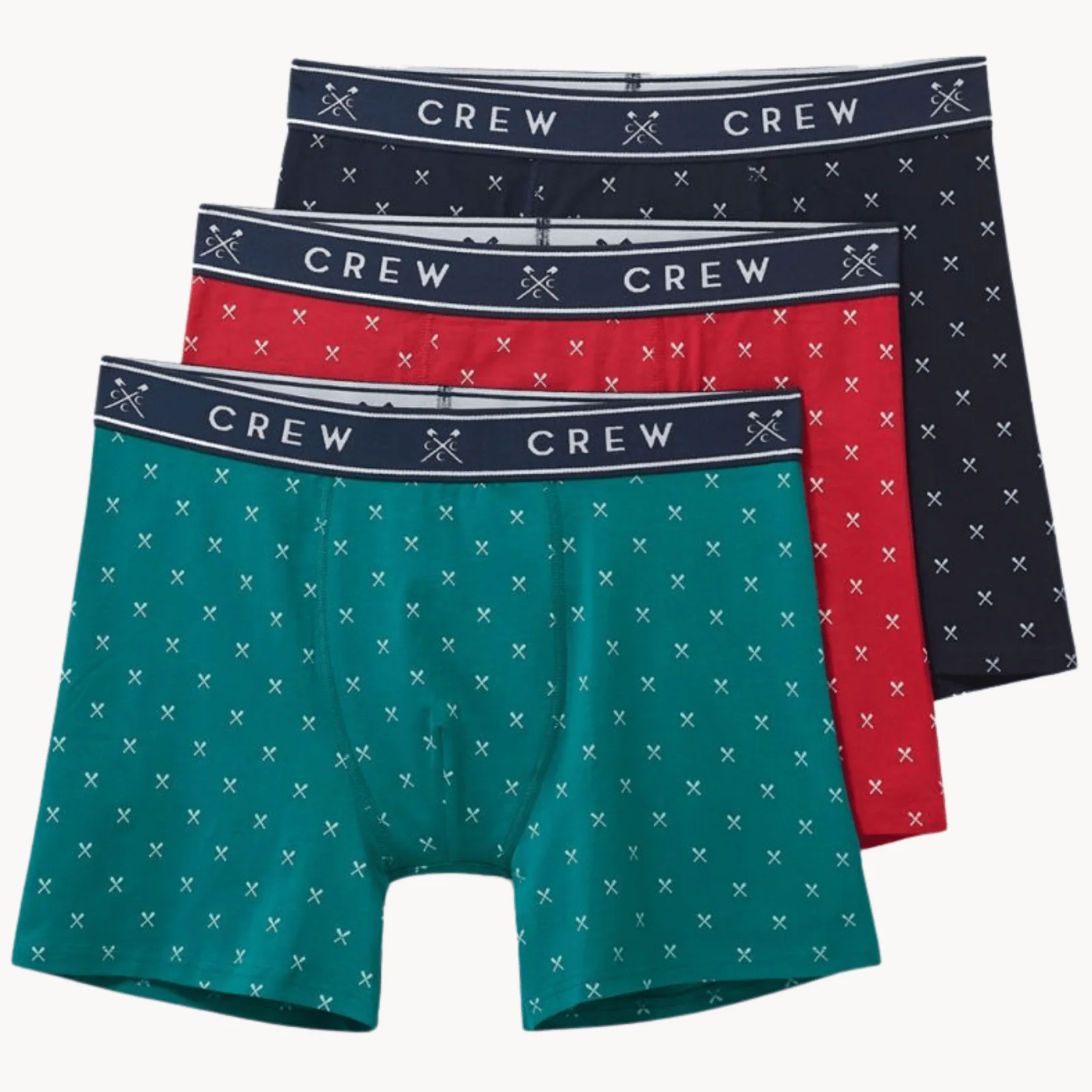 Men's Crew 3pk Boxers - Assorted Packs - Image 4